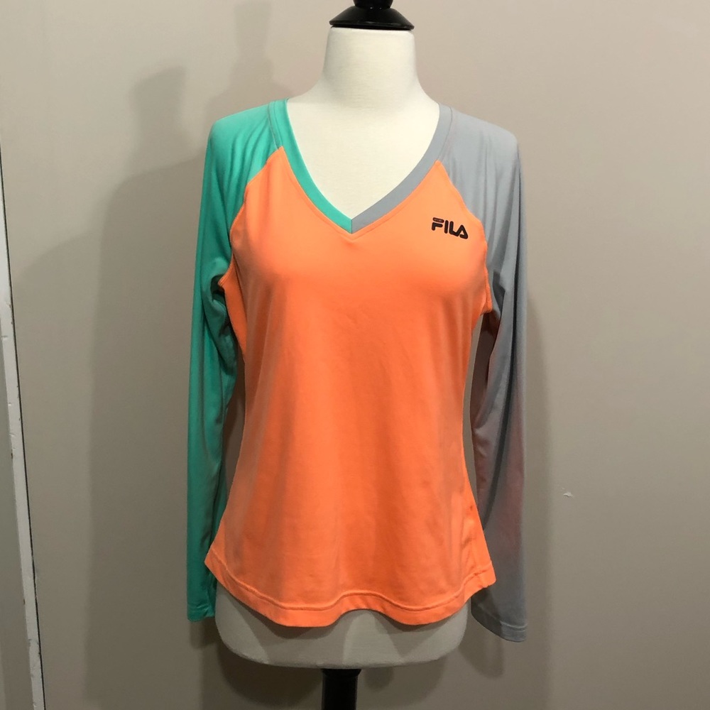 Fila Sport color block long sleeve shirt